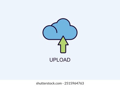 Upload Vector Icon Or Logo Illustration