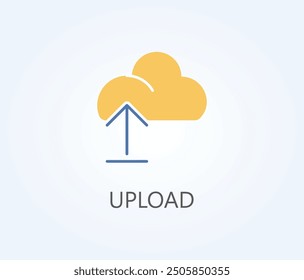 Upload Vector, Icon Or Logo Sign Symbol Illustration