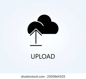 Upload Vector, Icon Or Logo Sign Symbol Illustration