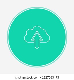Upload vector icon sign symbol
