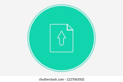 Upload vector icon sign symbol