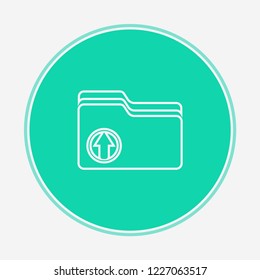 Upload vector icon sign symbol