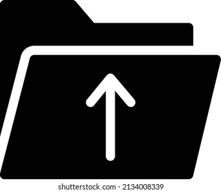 upload vector illustration isolated on a transparent background. glyph vector icons for concept or web graphics.
