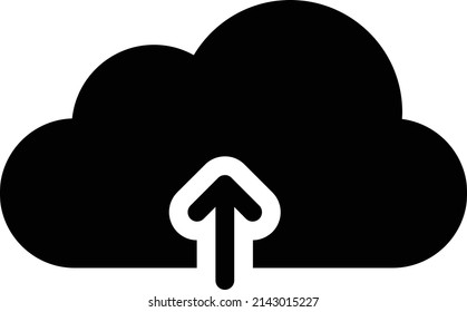 upload Vector illustration on a transparent background.Premium quality symmbols.Glyphs vector icon for concept and graphic design.