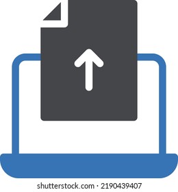 upload Vector illustration on a transparent background. Premium quality symmbols. Glyphs vector icons for concept and graphic design. 
