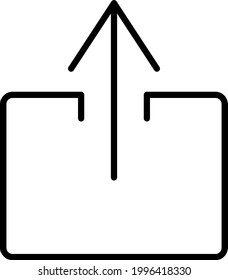 Upload Vector Line Icon Design
