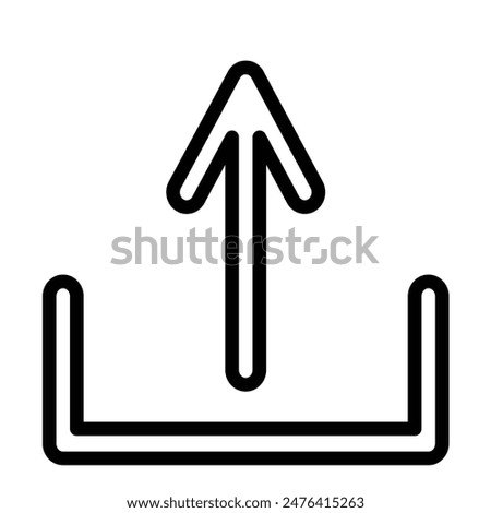 upload Vector Line Icon Design