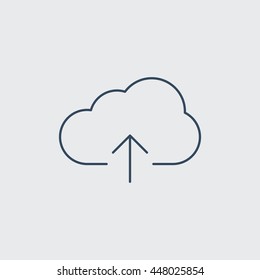 Upload Vector Line Icon. Eps.-10.