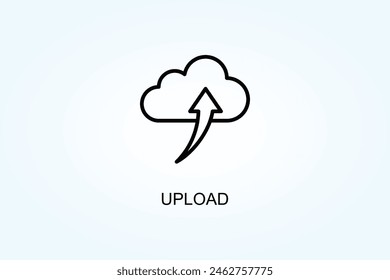 Vector Del Cargar O Ilustración Del Símbolo Del Logotipo