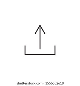 Upload web icon EPS Vector