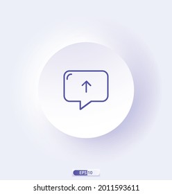 icono de envío_mensaje. iconos de comercio electrónico. С colección de iconos web para tienda online, como descuentos, entregas, contactos, pago, tienda de aplicaciones, carrito de compras.