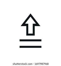 Icono de vectores gráficos de flecha de carga
