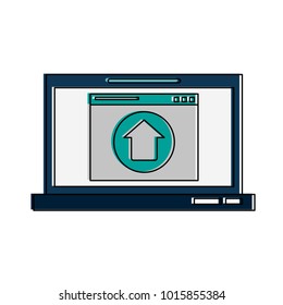 Uploading by laptop