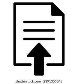 Uploading Data icon illustration for uiux, infographic, web, app, etc