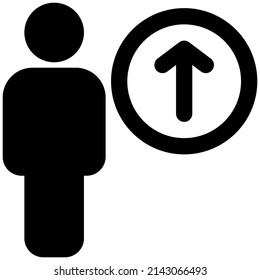 uploading a document or file on portal with up arrow