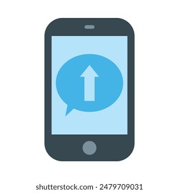 Uploading Vector Flat Icon Design