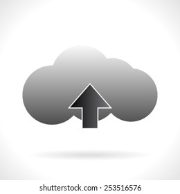 uploading vector icon