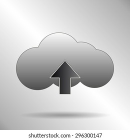 uploading vector icon