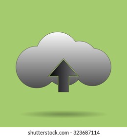 uploading vector icon
