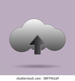 uploading vector icon