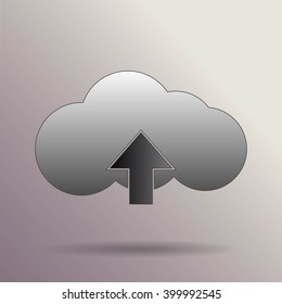 uploading vector icon