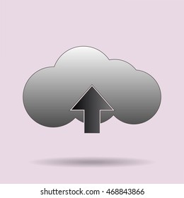 uploading vector icon