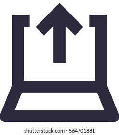 Uploading Vector Icon