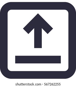 Uploading Vector Icon