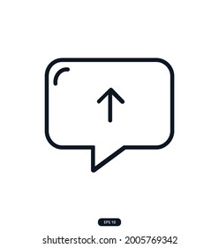 upload-message Icons. e-commerce icon. Сollection of Web and App icons for an online store, delivery, payment, shopping cart, Online Shopping. vector eps 10