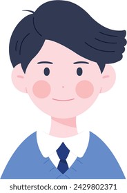 the upper body of a student