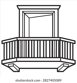 Upper Floor House Balcony