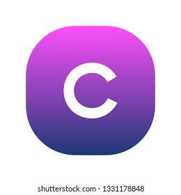 Uppercase Alphabet of C