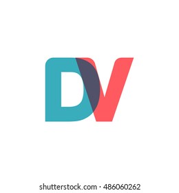 Uppercase Dv Logo Modern Classic Pale Stock Vector (Royalty Free ...