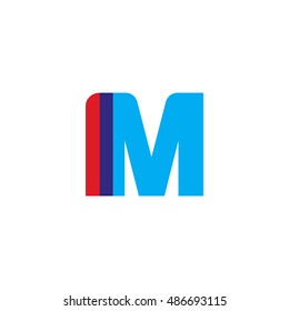 uppercase IM logo, red blue overlap transparent logo