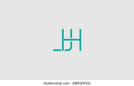 Logotipo de letra mayúscula H con alas, proyecto comercial de emblema monograma en líneas delgadas, para tarjetas de visita elegantes vector premium