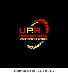 UPR letter logo vector design, UPR simple and modern logo. UPR luxurious alphabet design  