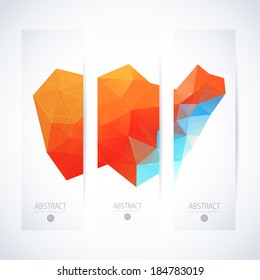 upright banner vector set where you can choose what fits best your project line water medication partnership spectrum colorful conceptual scene technology stack multicolor right glass splash clouds pe