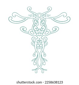 upright decorative ornament classic style