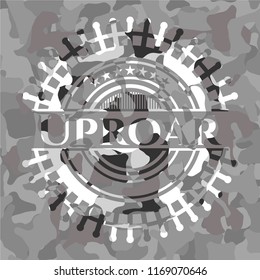 Uproar grey camo emblem