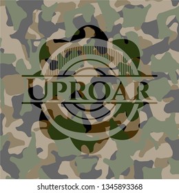 Uproar on camo pattern