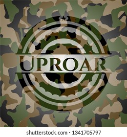 Uproar on camo texture