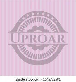 Uproar vintage pink emblem