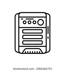 UPS icon in vector. Illustration