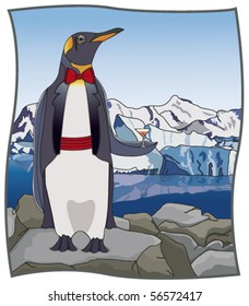 Upscale Penguin - Click on my portfolio for more images in this series