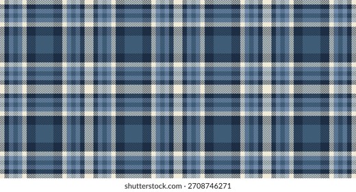 Hochwertige Textur Gewebe plaid, Raum nahtlose Muster Vektor. Endloser Hintergrund Tartan Check Textil in dunklen und türkisen Farben Palette.
