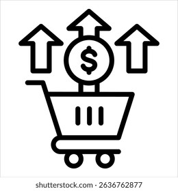 Upsell Opportunities Icon Element For Design