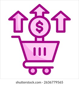 Upsell Opportunities Icon Element For Design