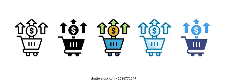 Upsell Opportunities Icon Set Multiple Style Collection