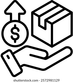 Upselling Icon Element For Design