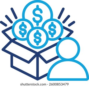 Upselling Icon Element For Design
